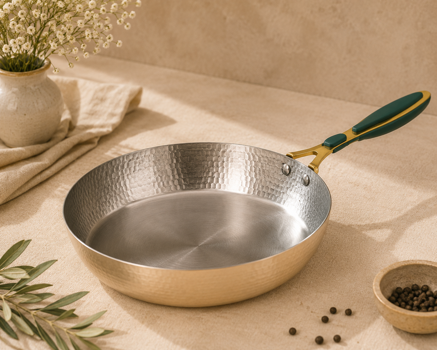 Brass Fry Pan