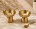 Bronze Flower Bowl Set