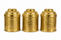 Brass Storage Canister Set (Set of 3)